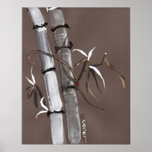 Noble Snow Spirit net als Bamboo Poster