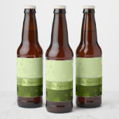 Noble St. Patricks Day Shamrocks Beer Bottle Label Bier Etiket (Flessen)