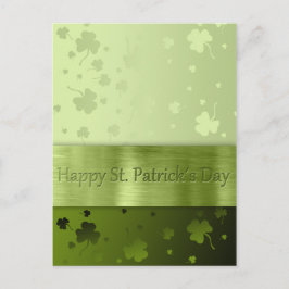Noble St. Patrick's Day Shamrocks - Briefkaart
