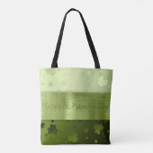 Noble St. Patrick's Day Shamrocks - Canvas tas (Achterkant)