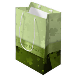 Noble St. Patrick's Day Shamrocks Medium Gift Bag Medium Cadeauzakje