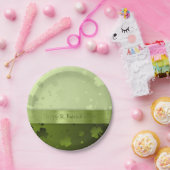 Noble St. Patrick's Day Shamrocks - Papieren Bord (Feest)