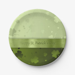 Noble St. Patrick's Day Shamrocks - Papieren Bord