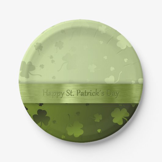 Noble St. Patrick's Day Shamrocks - Papieren Bord (Voorkant)