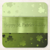 Noble St. Patrick's Day Shamrocks - Papieren Onder Kartonnen Onderzetters (Voorkant)