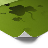 Noble St. Patrick's Day Shamrocks - Poster Print (Hoek)