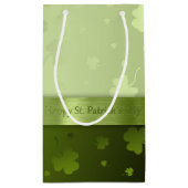 Noble St. Patrick's Day Shamrocks Small Gift Bag Klein Cadeauzakje (Achterkant)