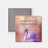 Noble Swan Magneet (Voorkant / Achterkant)