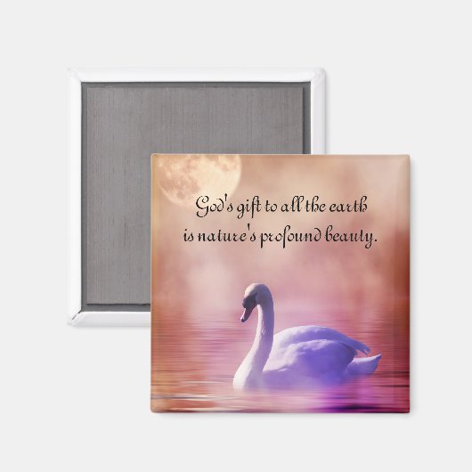 Noble Swan Magneet (Voorkant / Achterkant)