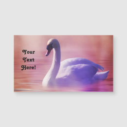 Noble Swan Magnetic Visitekaartje