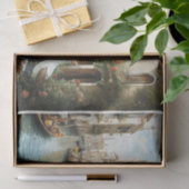 Noble Venetiaanse Vrouw met iconische Venetiaanse  Tissuepapier (Geschenk)