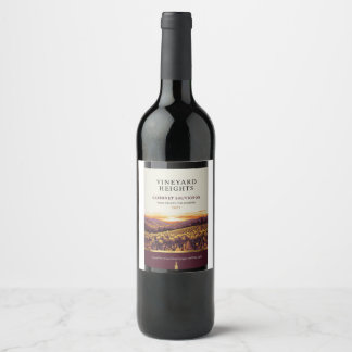 "Noble Vine Design: Boeiende Labels voor Premium" Wijn Etiket