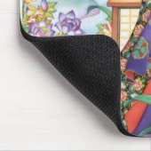 Noble Woman met Parasol Mousepad Muismat (Hoek)