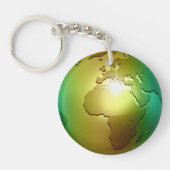 Noble World Wereldbol - AcrylSleutelhanger Sleutelhanger (Voorkant)