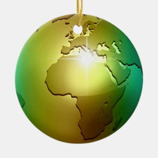 Noble World Wereldbol - Ornament (Voorkant)