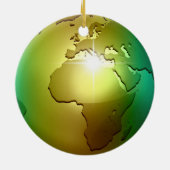 Noble World Wereldbol - Ornament (Achterkant)