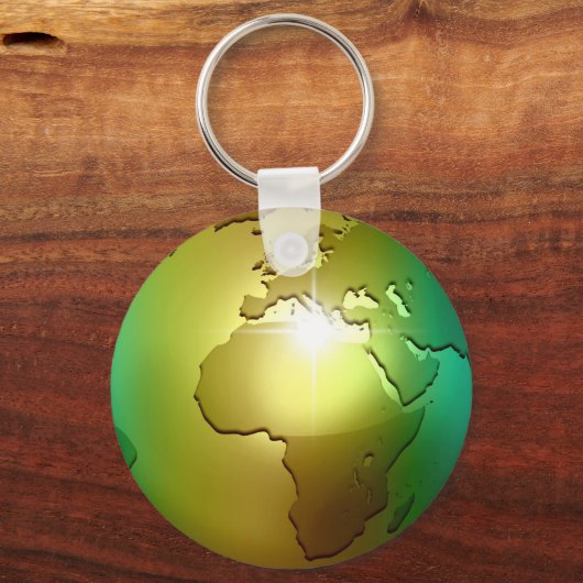 Noble World Wereldbol - Sleutelhanger (Voorkant)