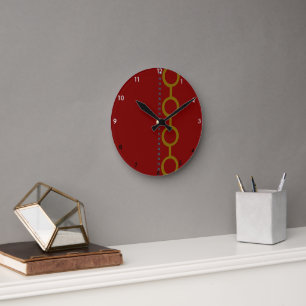 NobleWine GoldGlow Acryl Wandklok