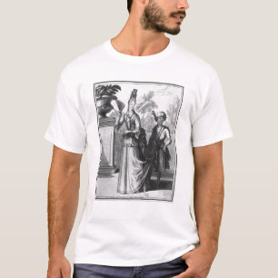 Noblewomen's jurk, eind 17e eeuw t-shirt