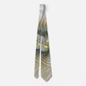 Nobly and Golden Abstract Fantasy Fractal Art Stropdas (Achterkant)