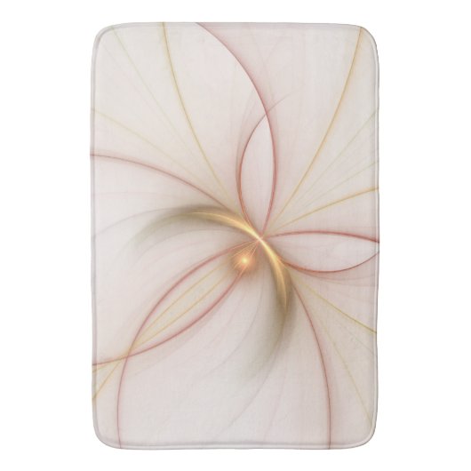 Nobly Copper and Gold Abstract Modern Fractal Art Badmat (Voorkant Verticaal)