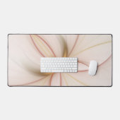 Nobly Copper and Gold Abstract Modern Fractal Art Bureaumat (Keyboard & Muis)