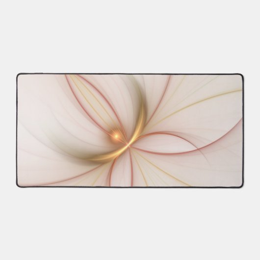 Nobly Copper and Gold Abstract Modern Fractal Art Bureaumat (Voorkant)