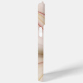 Nobly Copper and Gold Abstract Modern Fractal Art Case-Mate iPhone Case (Achterkant / Rechts)