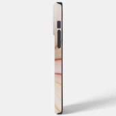 Nobly Copper and Gold Abstract Modern Fractal Art Case-Mate iPhone Case (Achterkant / Links)