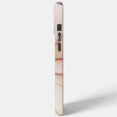 Nobly Copper and Gold Abstract Modern Fractal Art Case-Mate iPhone Case (Achterkant / Links)