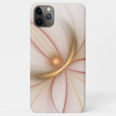 Nobly Copper and Gold Abstract Modern Fractal Art Case-Mate iPhone Case (Achterkant)