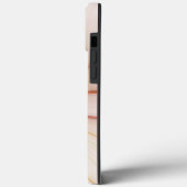 Nobly Copper and Gold Abstract Modern Fractal Art Case-Mate iPhone Case (Achterkant / Links)