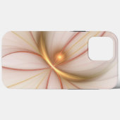 Nobly Copper and Gold Abstract Modern Fractal Art Case-Mate iPhone Case (Achterkant (horizontaal))