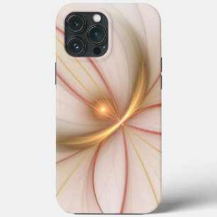 Nobly Copper and Gold Abstract Modern Fractal Art Case-Mate iPhone Case