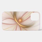 Nobly Copper and Gold Abstract Modern Fractal Art Case-Mate iPhone Case (Achterkant (horizontaal))