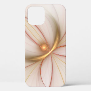 Nobly Copper and Gold Abstract Modern Fractal Art Case-Mate iPhone Case