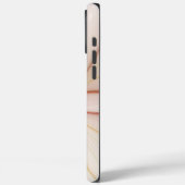 Nobly Copper and Gold Abstract Modern Fractal Art Case-Mate iPhone Case (Achterkant / Links)