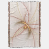 Nobly Copper and Gold Abstract Modern Fractal Art Deken (Voorkant Verticaal)