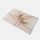 Nobly Copper and Gold Abstract Modern Fractal Art Deurmat (Schuin)