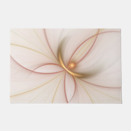 Nobly Copper and Gold Abstract Modern Fractal Art Deurmat