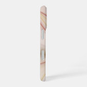 Nobly Copper and Gold Abstract Modern Fractal Art iPhone 16 Hoesje (Rechterkant)