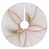 Nobly Copper and Gold Abstract Modern Fractal Art Kerstboom Rok (Voorkant)