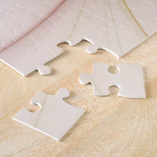 Nobly Copper and Gold Abstract Modern Fractal Art Legpuzzel (Zijkant)