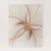 Nobly Copper and Gold Abstract Modern Fractal Art Legpuzzel (Verticaal)