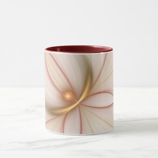 Nobly Copper and Gold Abstract Modern Fractal Art Mok (Midden)