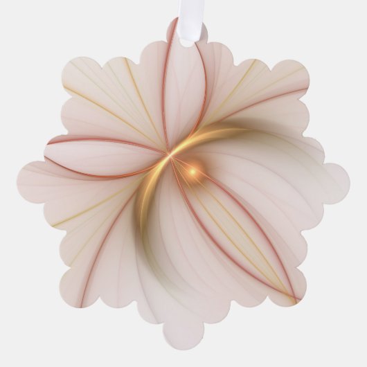 Nobly Copper and Gold Abstract Modern Fractal Art Ornament Kaart (Voorkant)