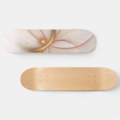 Nobly Copper and Gold Abstract Modern Fractal Art Persoonlijk Skateboard (Horizontaal)