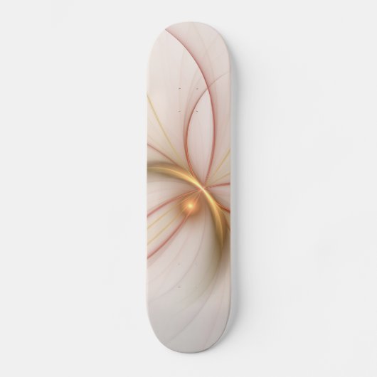 Nobly Copper and Gold Abstract Modern Fractal Art Persoonlijk Skateboard (Voorkant)