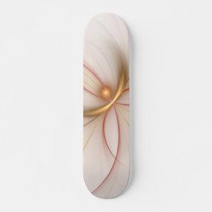 Nobly Copper and Gold Abstract Modern Fractal Art Persoonlijk Skateboard