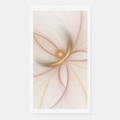 Nobly Copper and Gold Abstract Modern Fractal Art Servet (Voorkant)